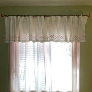 Pottery Barn Kids Embroidered Valance